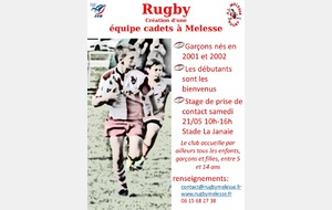 Journée de stage nouvelle équipe cadets