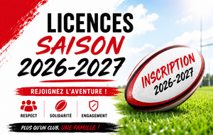 INSCRIPTION SAISON 2026-2027