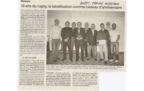 Le 10èmè anniversaire de la création du club