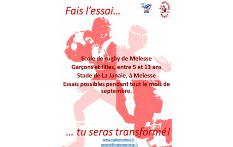 VENEZ NOUS REJOINDRE!