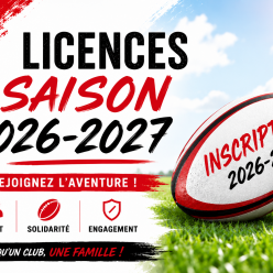 INSCRIPTION SAISON 2026-2027